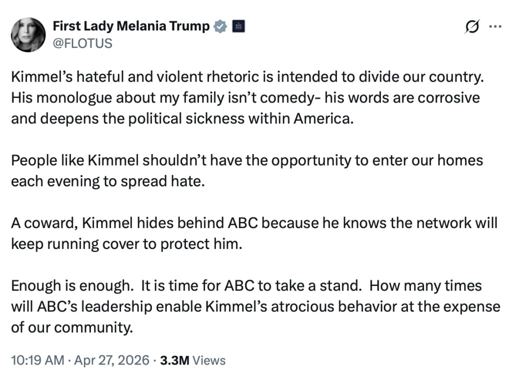 Could Jimmy Kimmel Get Canceled? Why Melania Trump Wants Him Fired